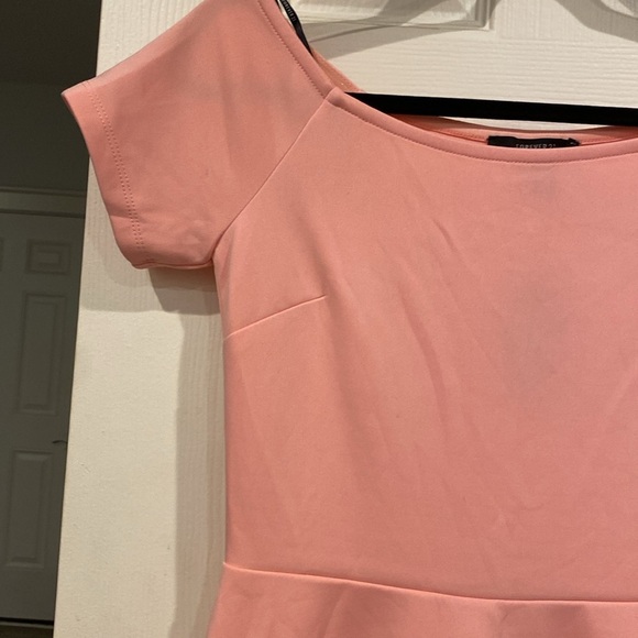 Baby Pink Short Sleeve Mini Dress from Forever 21, size M - Picture 3 of 8